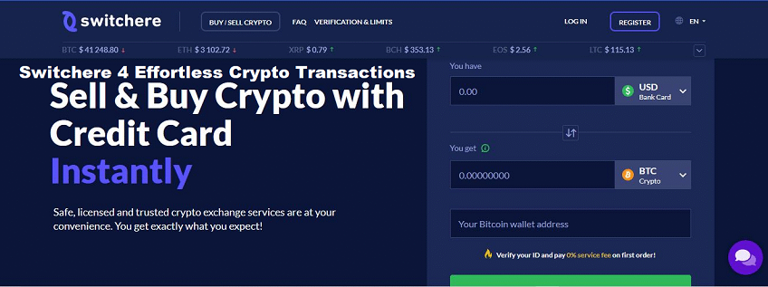 Switchere 4 Effortless Crypto Transactions